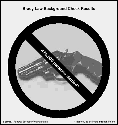 Figure 3: Brady Law Background Check Results