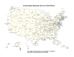 United States Marshals Services District Field Offices