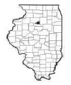 Map of Illinois broken up by counties with Putnam county highlighted.