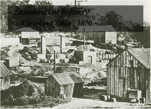 Photo of Standard Oil refinery - Cleaveland, Ohio 1870