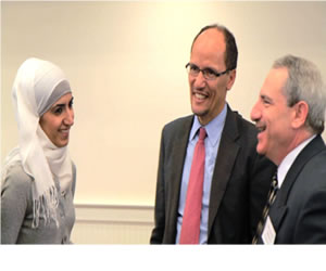 photograph of Assistant Attorney General Perez and Islamic Center of Murfreesboro leaders