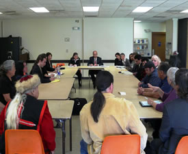 Assistant Attorney General Perez and U.S. Attorney McQuade meet with urban Native American Leaders  