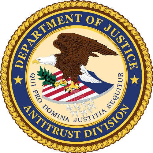DOJ Antitrust Division Seal