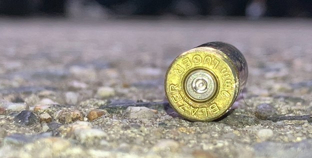 Picture of shell casting of bullet fired by the defendant