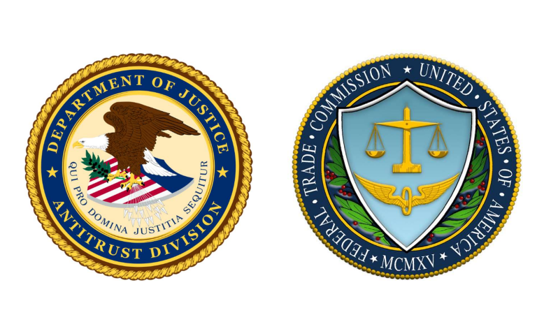 DOJ Antitrust Division seal and Federal Trade Commission Seal