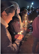 Candlelight Vigil at Monterey Park