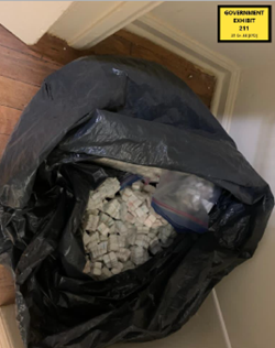 Picture of fentanyl found in the defendant’s residences