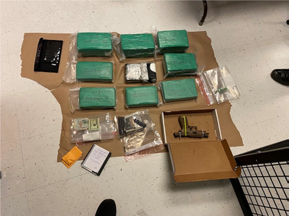 thirteen kilos of cocaine and stolen firearm