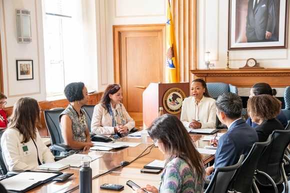 Assistant Attorney General Clarke meets with government officials to foster AI and civil rights coordination.