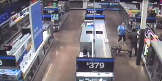 Screen grab of surveillance footage