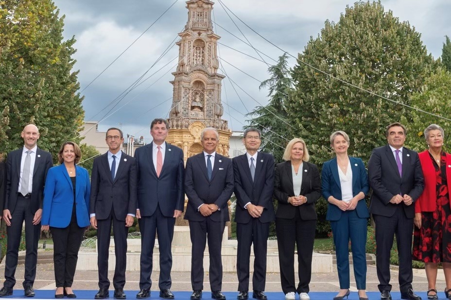 Deputy AG Monaco with G7 leaders. Photo credit: Italian Ministry of the Interior.