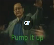 Meme saying "pump it up"