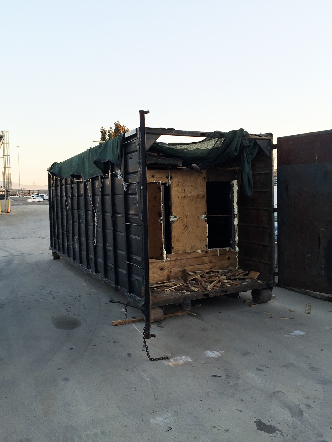 Large Industrial-Size Dumpster
