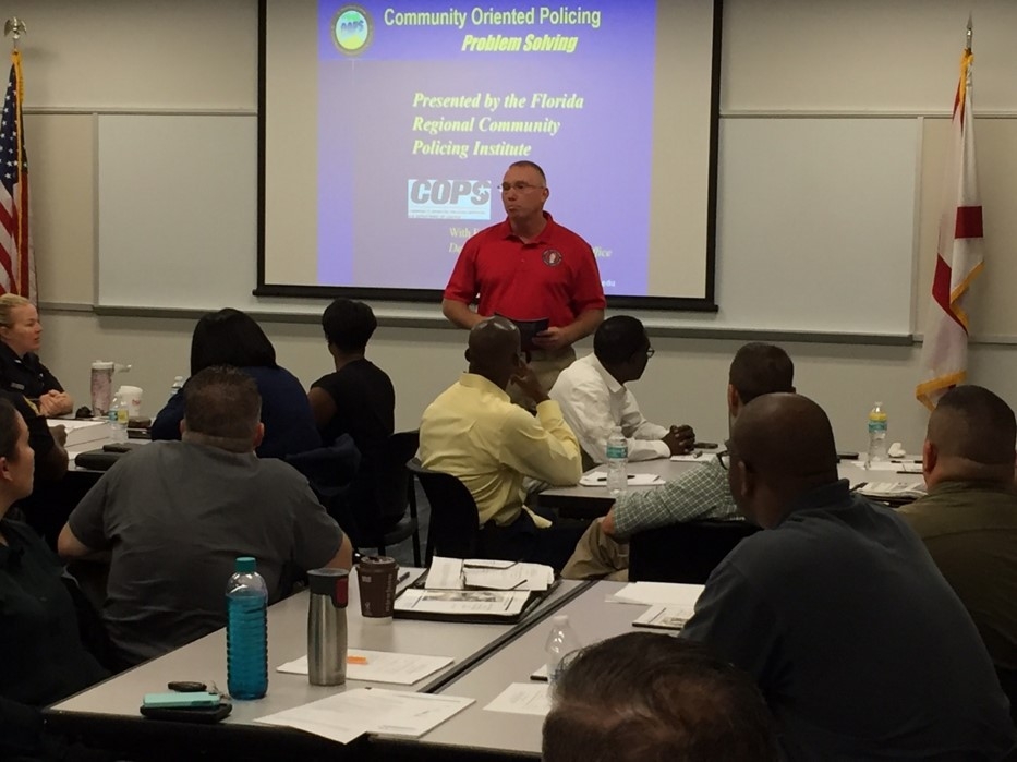 HCC Public Safety Training Director John Meeks welcomes students.