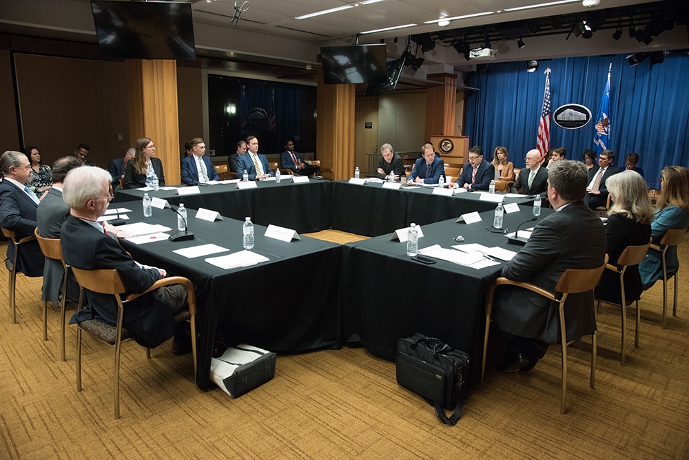 Attendees at the 2018 Roundtable on Antitrust Consent Decrees.