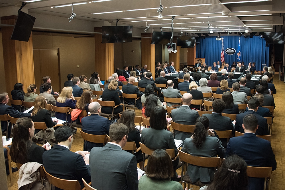 Attendees at the 2018 Roundtable on Antitrust Consent Decrees.