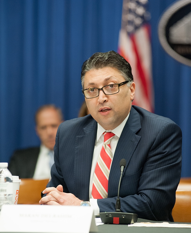 Assistant Attorney General Makan Delrahim speaks at the 2018 Roundtable on Antitrust Consent Decrees.