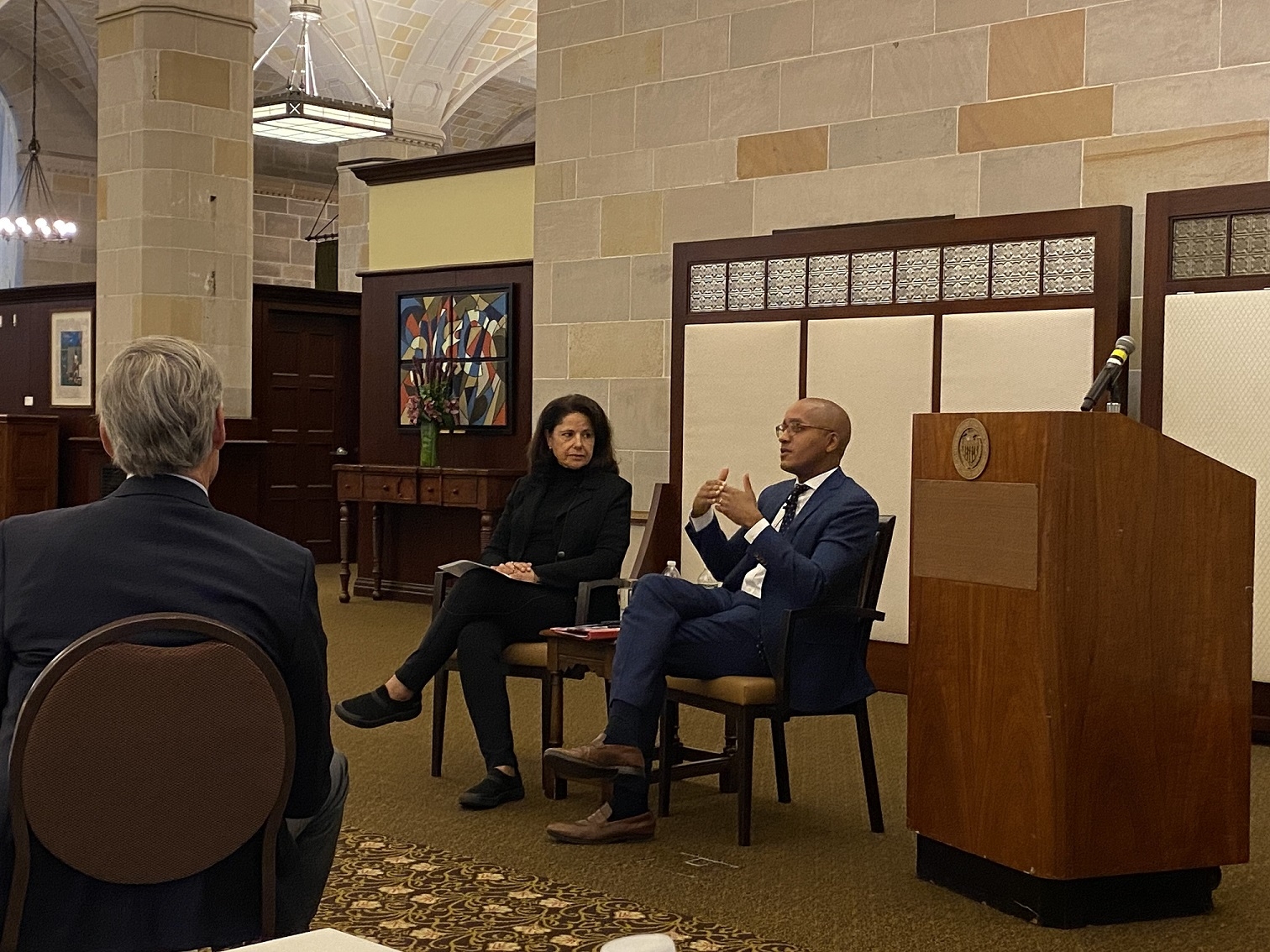 Photo of U.S. Attorney Damian Williams at the National Association of Corporate Directors Audit Committee Chair Advisory Council meeting