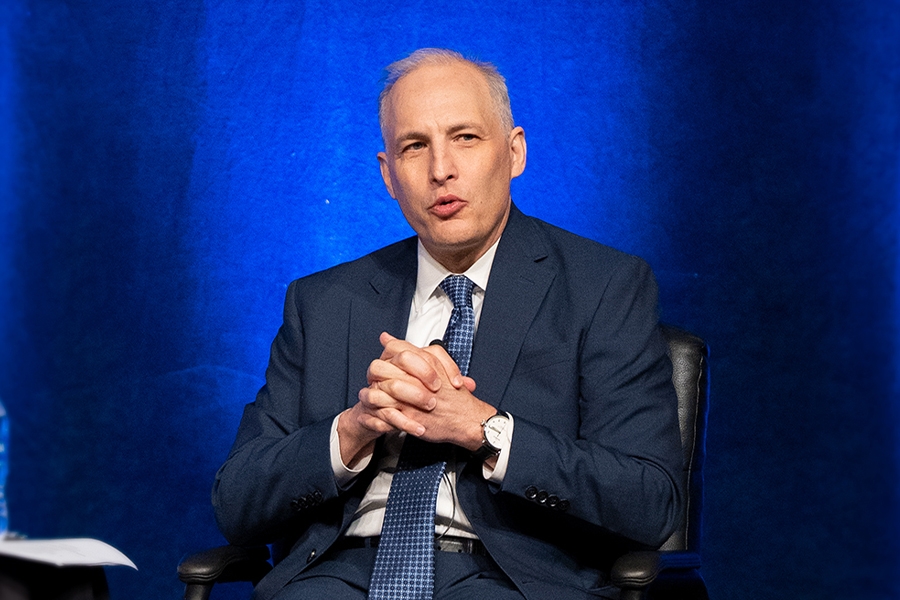 Assistant Attorney General for National Security Matthew Olsen delivers remarks at a panel discussion at the American Bar Association National Institute on White Collar Crime in Miami, Florida.