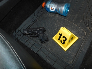 Firearm found on seat