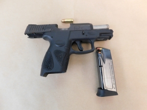 Firearm recovered with ammunition