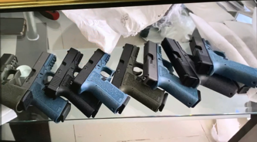 Guns the defendant had for sale