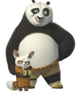 Dreamworks Po and Master Shifu