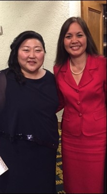 Picture of U.S. Attorney Alicia Limtiaco with NAPABA 2015 President Jin Y. Hwang