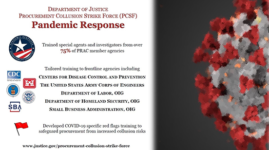 DOJ PCSF Pandemic Response Slide