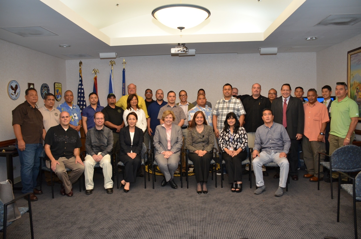 Picture of Participants at the law enforcement sensitive training in Guam