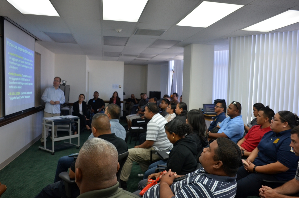 Picture of Participants at the law enforcement sensitive training in Saipan, NMI