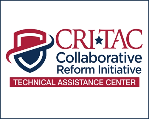 Logo for the COPS CRI-TAC program. Text: Collaborative Reform Initiative Technical Assistance Center 