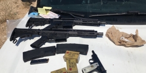 Two more AR-style rifles, a pistol, magazines, and Russian made ammunition. Notably, these were exchanged for drugs.