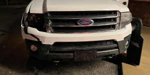 evidence of damaged vehicle 