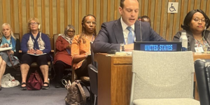 Acting Associate Attorney General Mizer delivered the United States National Statement on UN SDG 16.