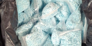 Pile of fentanyl pills