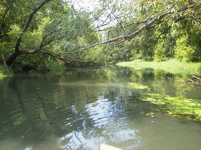Grand Calumet River. Courtesy of EPA. Grand Calumet River. Courtesy of EPA.