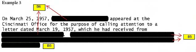 Example of Marking Redactions with Exemptions Example of Marking Redactions with Exemptions