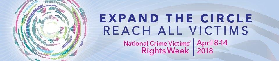 National Crime Victims Rights Week April 8 14 2018