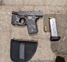Picture of gun seized