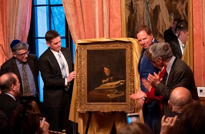 US Attorney Unveiling Koninck Painting