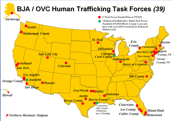 Human Trafficking Task Forces Usao Department Of Justice 9822