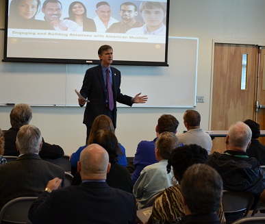 U.S. Attorney A. Lee Bentley, III welcome participants to the training